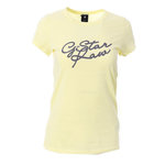 G-Star Raw T-shirt Jaune Femme G-Star Raw Cursive. Coloris disponibles : Jaune