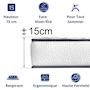Voir la diapositive 4 : DAGOSTINO HOME Matelas 80x190 | Spécial Lit Gigogne et Sommier Électrique  | Mousse HR Ferme, Haute Résilience, Soutien Parfait et Confort Optimal | Matelas 1 Place pour Adulte et Enfant | Indépendance du Couchage | Double Face (Été-Hiver) | Très Respirant | H15