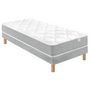 Voir la diapositive 4 : Matelas mémoire de forme et ressorts ensachés 80x190 cm LOURMARIN