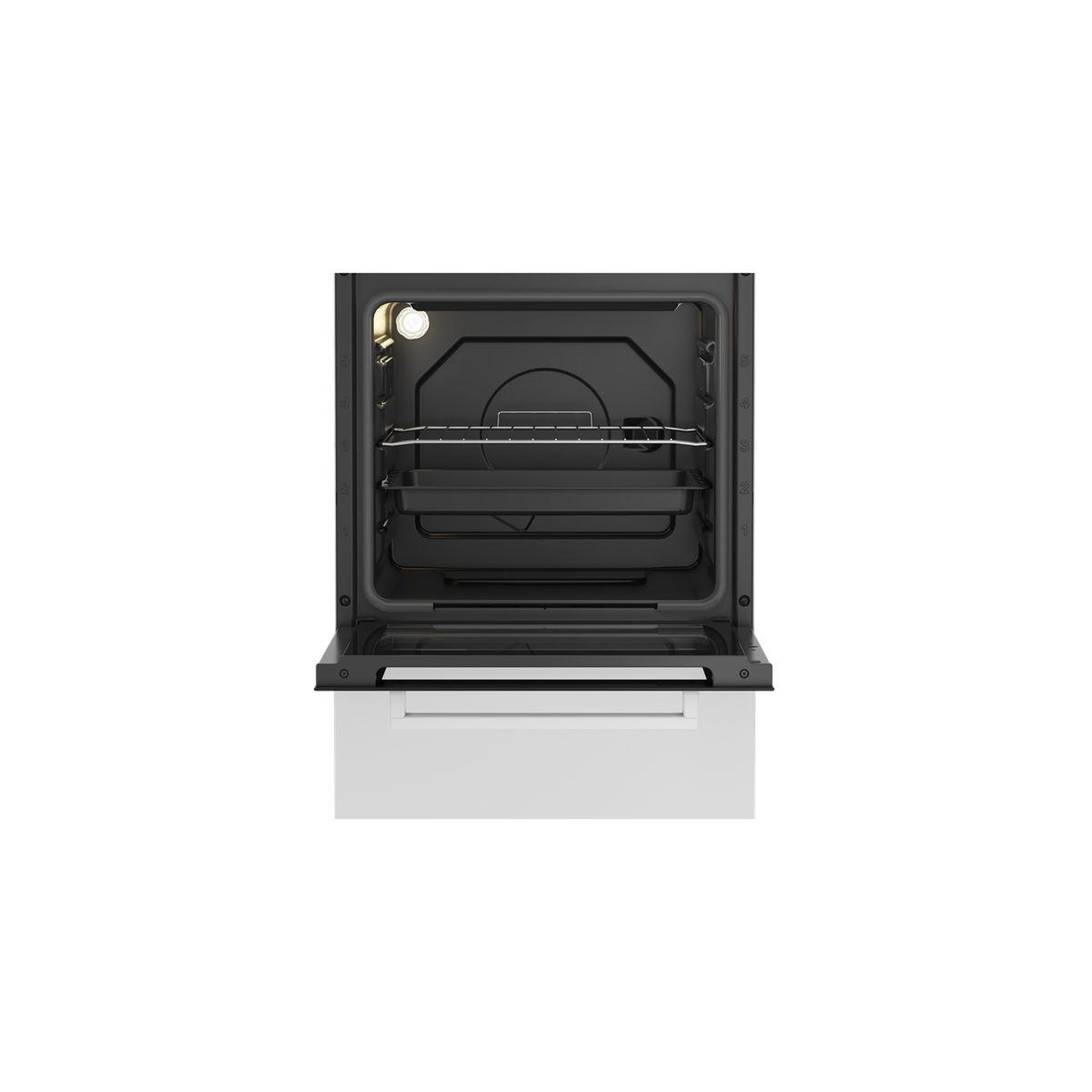 Voir la diapositive 3 : Beko Cuisinière gaz fss53011dw