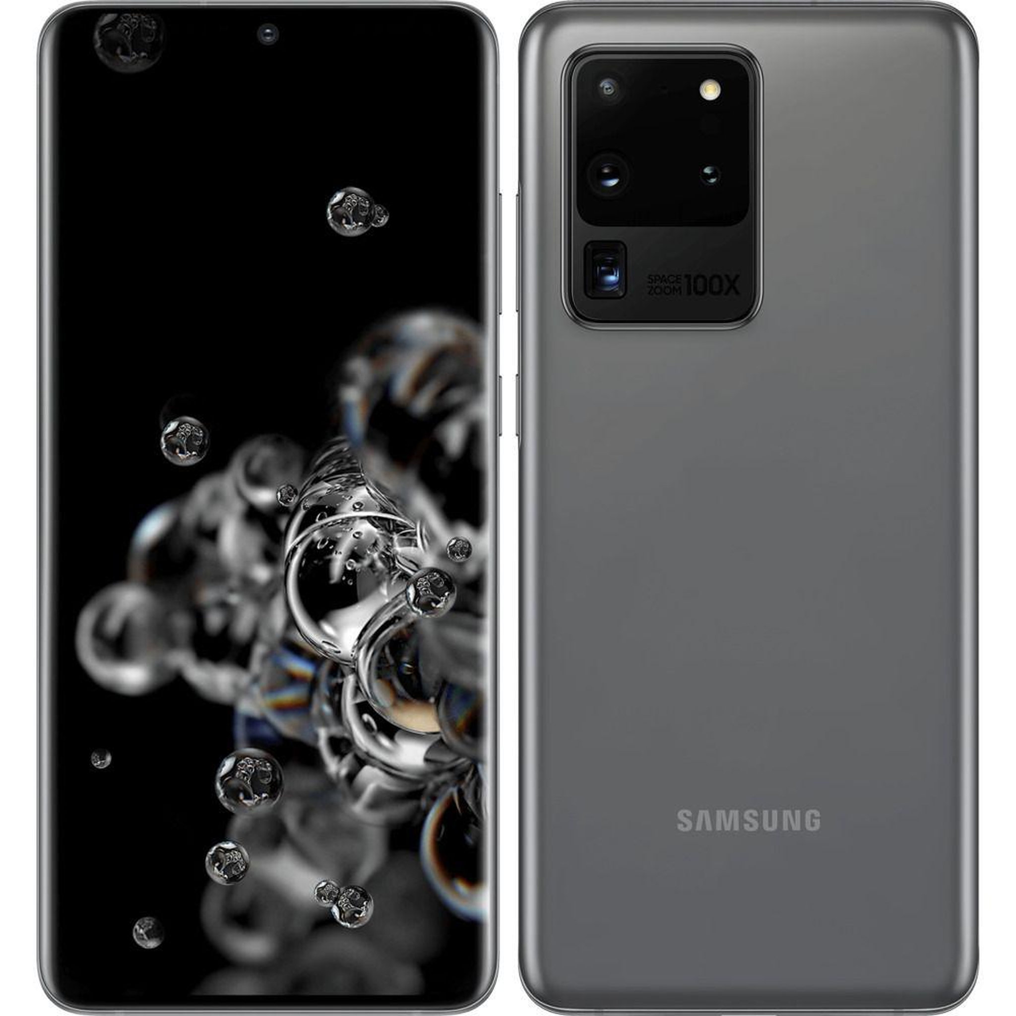 Voir la diapositive 1 : Samsung Galaxy S20 Ultra 5G (Dual Sim) Reconditionné 256 Go - Grade A - Gris