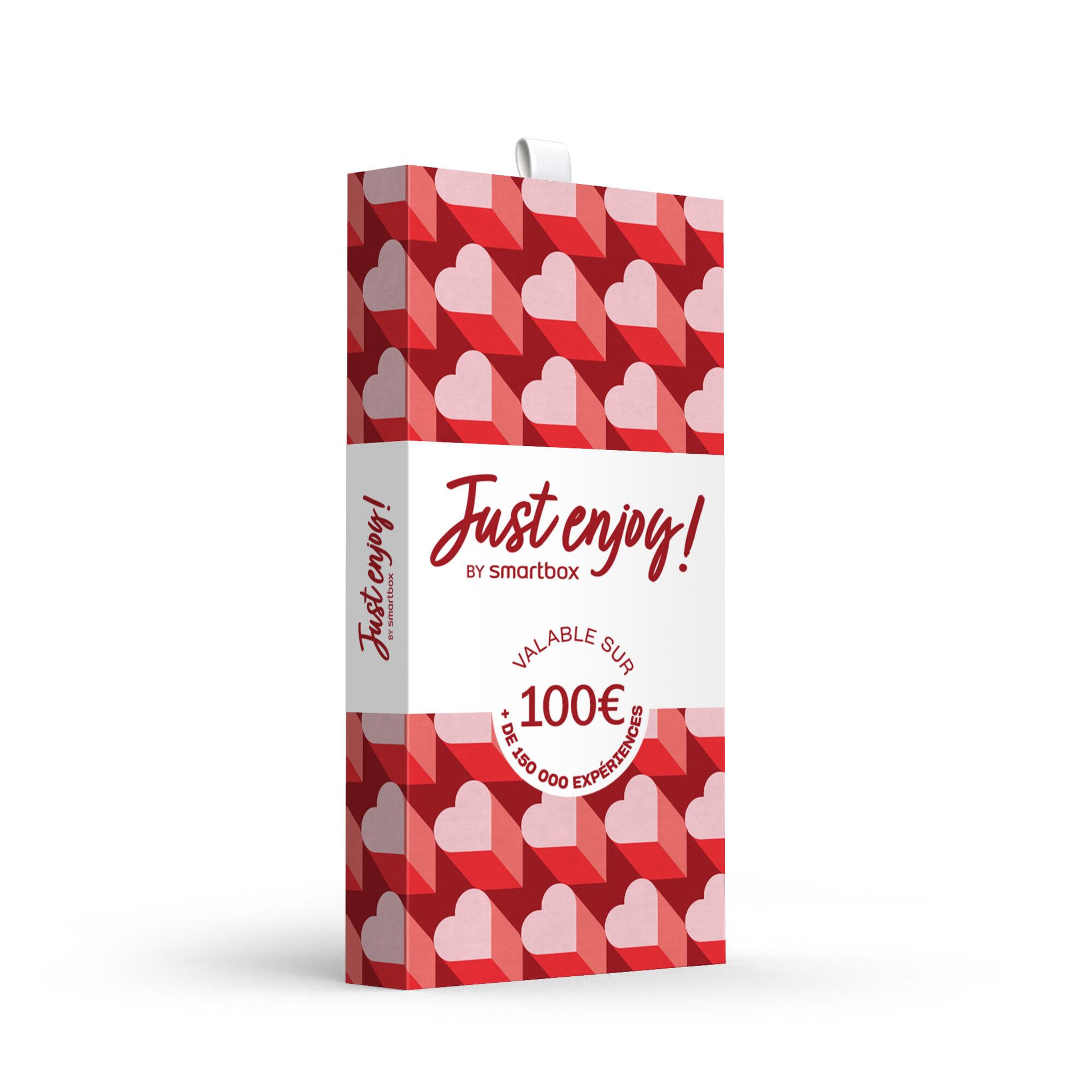 Smartbox Carte cadeau just enjoy ! Amour - 100 € - coffret cadeau multi-thèmes