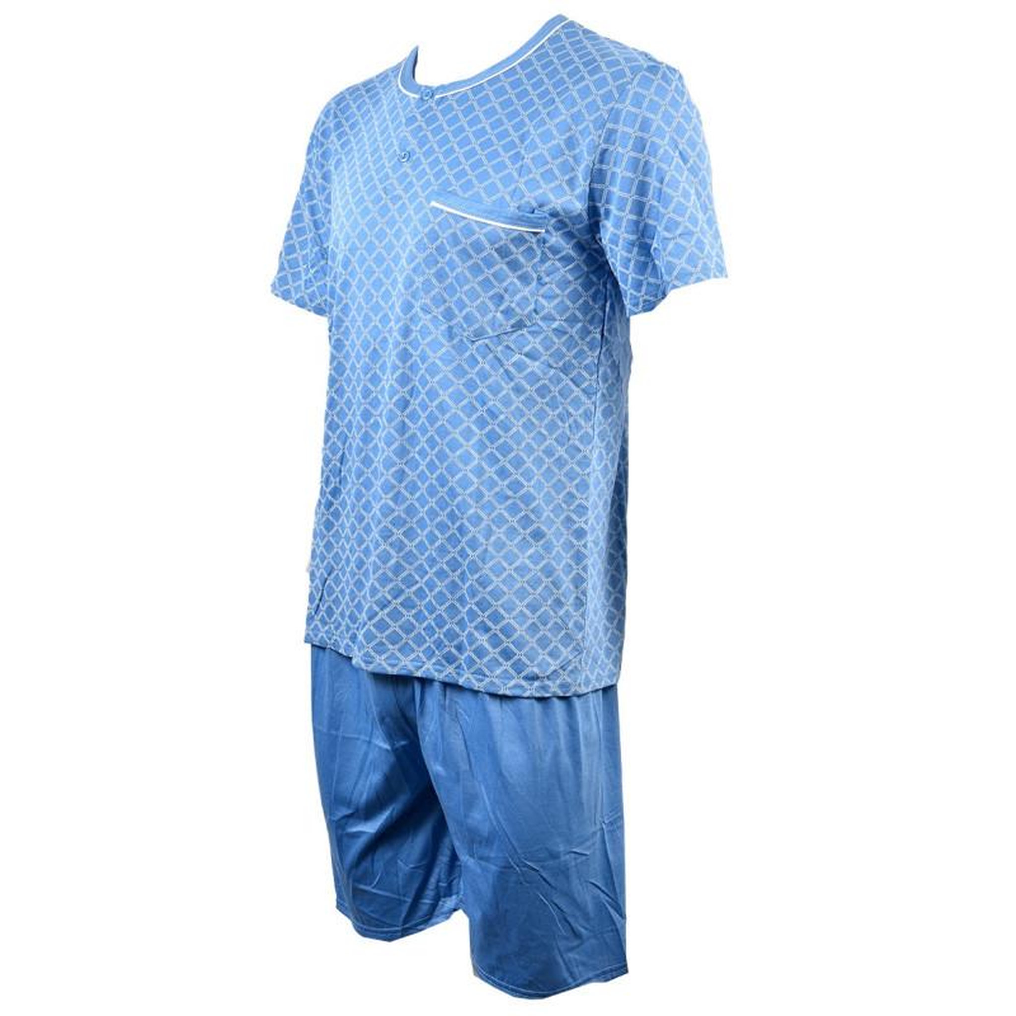 Voir la diapositive 3 : OZABI Pyjama Court Homme ECO HOMEWEAR