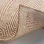 Voir la diapositive 2 : Paris Prix Tapis Déco Tissé  Ilem  80x150cm Naturel