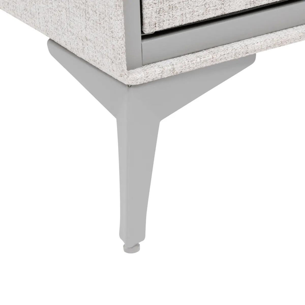 FIVE Commode 5 Tiroirs Paniers  Granite  90cm Gris