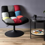 Voir la diapositive 2 : The Home Deco Factory Fauteuil de salon pivotant Askim