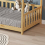 Voir la diapositive 5 : MINEA MINEA | Lit cabane avec barrière TCHOUPI 90x190 cm (matelas non inclus)