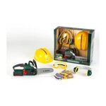 Klein KLEIN - Jouet - Set bûcheron Bosch avec tronçonneuse électronique, 5 pieces