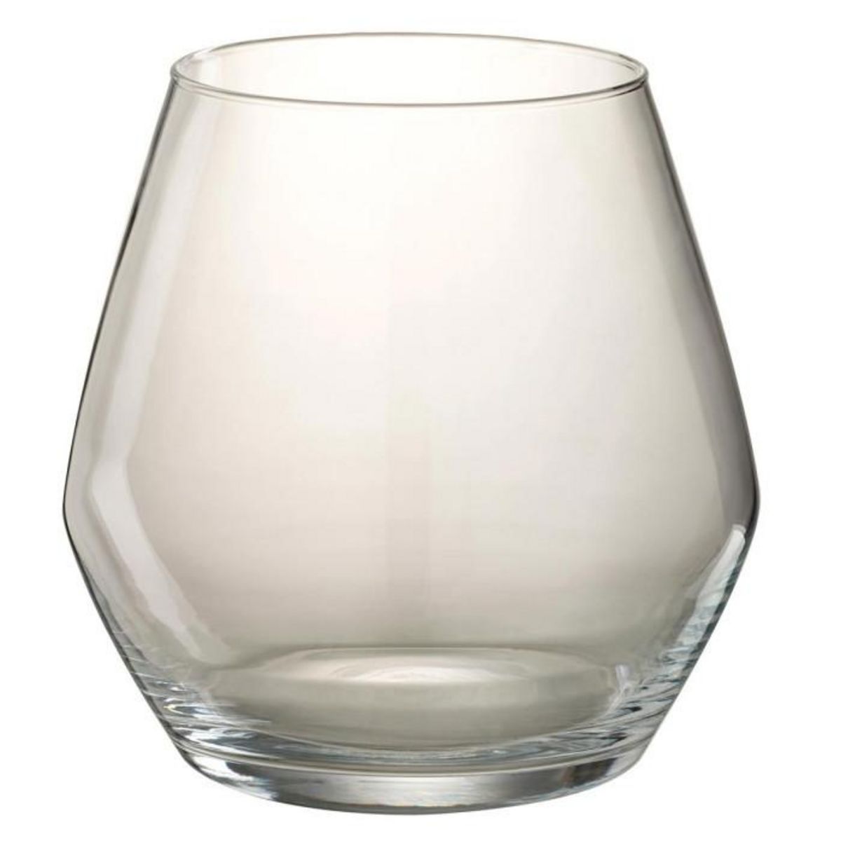 Paris Prix Vase Design en Verre  Fiona  23cm Transparent