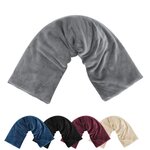 VIVEZEN Coussin, tour de cou chauffant 50 x 12 cm. Coloris disponibles : Gris, Noir, Bleu, Beige, Violet