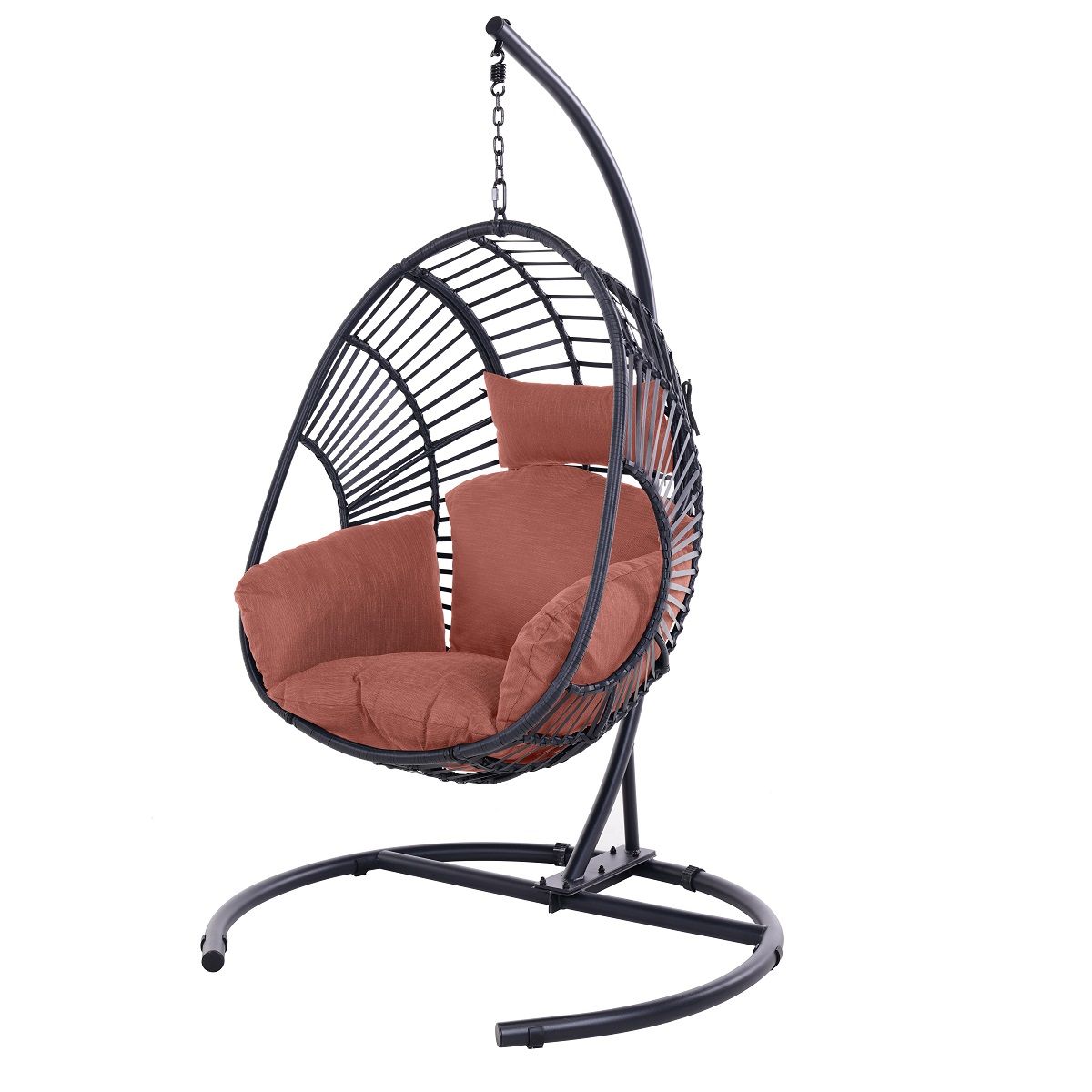 GARDENSTAR Fauteuil &OElig;uf suspendu acier terracotta QUITO