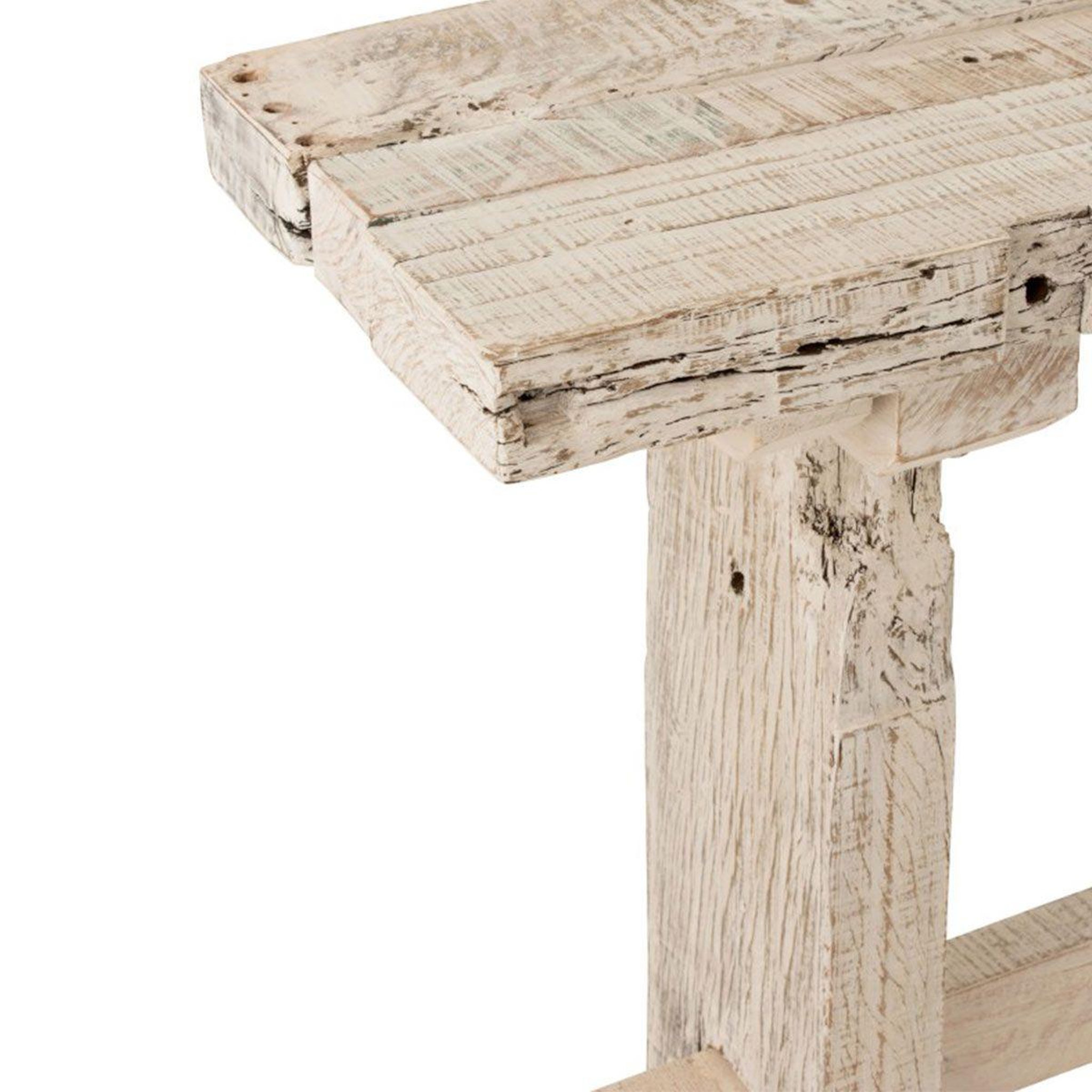 Voir la diapositive 5 : J-LINE Console design en bois  delavo  150cm naturel