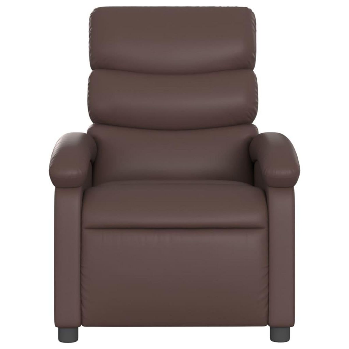 VIDAXL Fauteuil inclinable Marron Similicuir