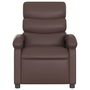 Voir la diapositive 3 : VIDAXL Fauteuil inclinable Marron Similicuir