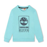 TIMBERLAND Sweat Turquoise Garçon Timberland T60075. Coloris disponibles : Bleu
