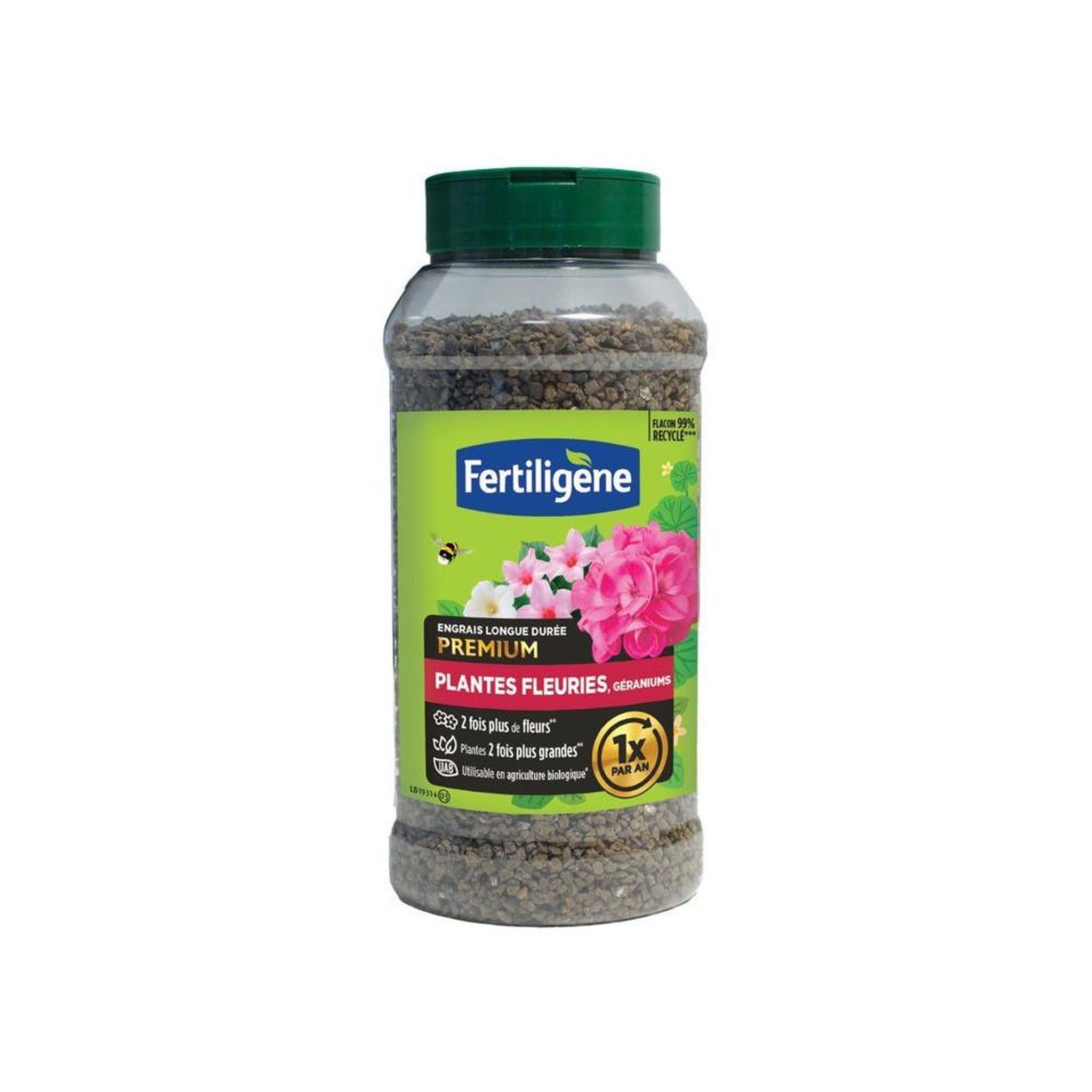 Fertiligene Fertiligene engrais long action plantes fleuries géraniums et dipladénias, granulés 600 g