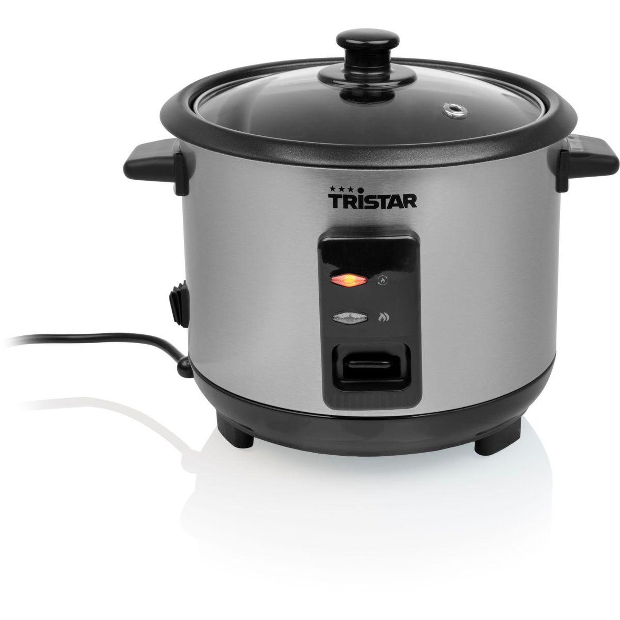 Voir la diapositive 3 : TRISTAR Cuiseur à riz 1l 400w acier inoxydable - rk-6146