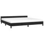 Voir la diapositive 3 : VIDAXL Cadre de lit sans matelas noir 200x200 cm velours