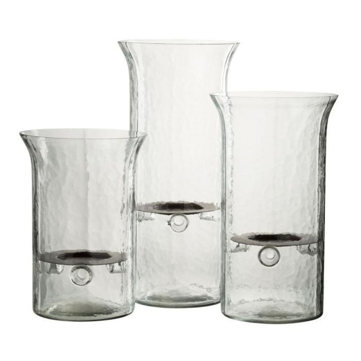 Paris Prix Bougeoir en Verre  Flou  32cm Transparent