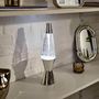 Voir la diapositive 4 : ATMOSPHERA Lampe à Poser Tornade  Lava  36cm Argent