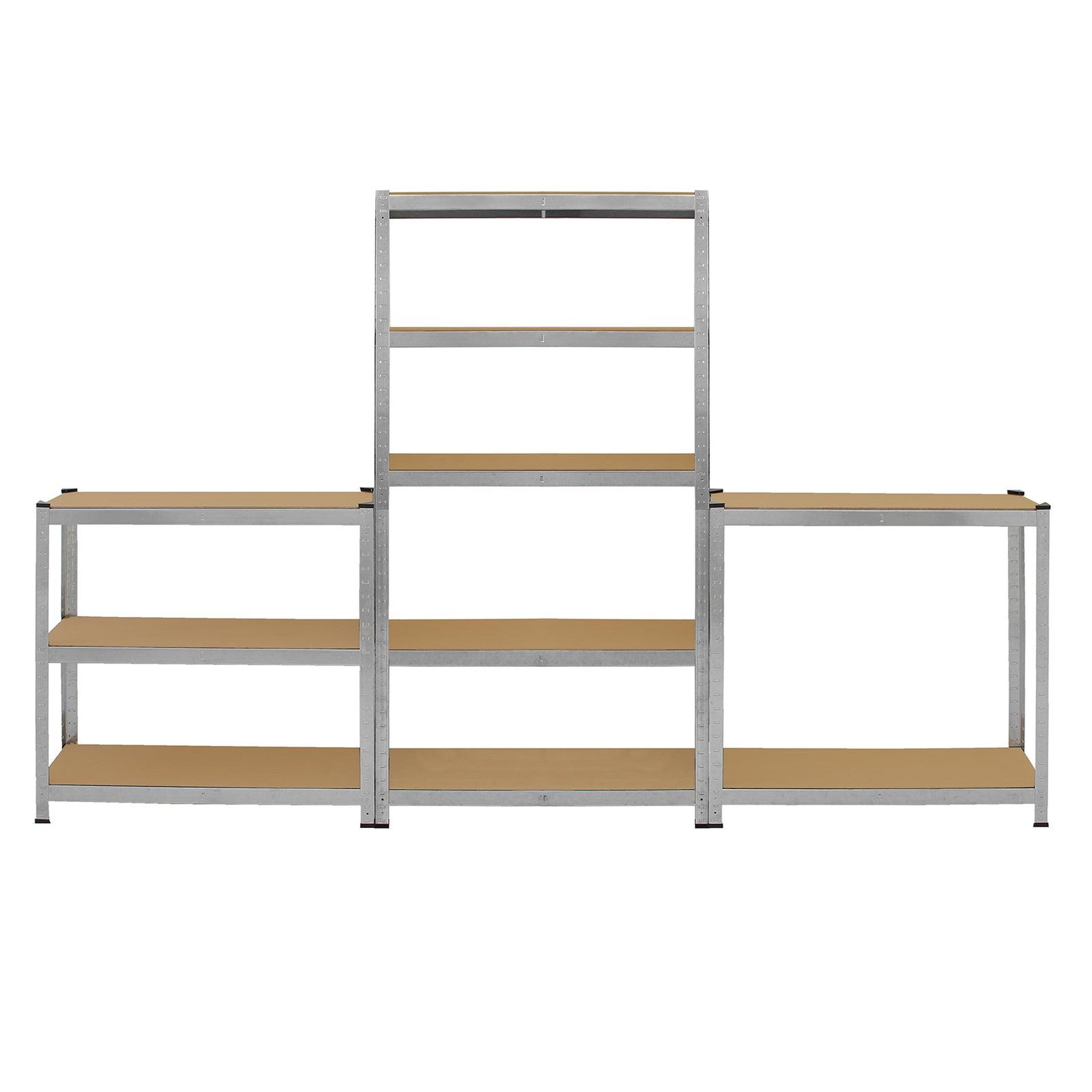 Voir la diapositive 4 : MONSTER RACKING Lot de 2 rayonnages galwix en acier galvanisÉ 90 cm x 30 cm x 180 cm