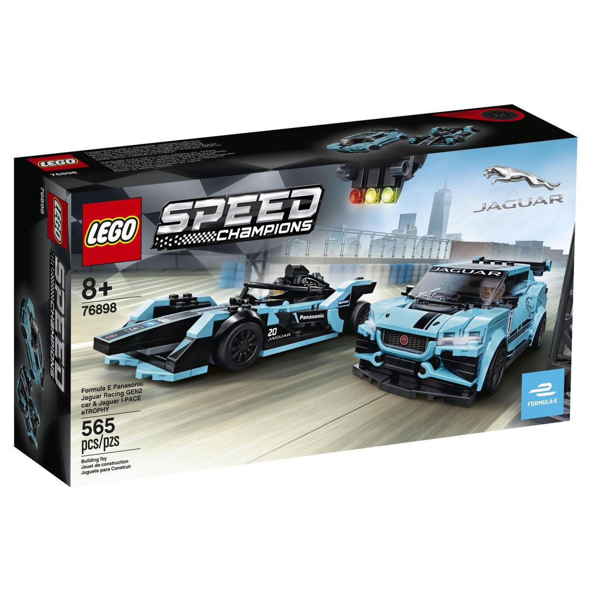 LEGO Speed Champions 76898 - TBD Jaguar Formule E & Jaguar I-PACE eTROPHY