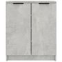 Voir la diapositive 3 : VIDAXL Armoire a chaussures Gris beton 59x35x70 cm Bois d'ingenierie