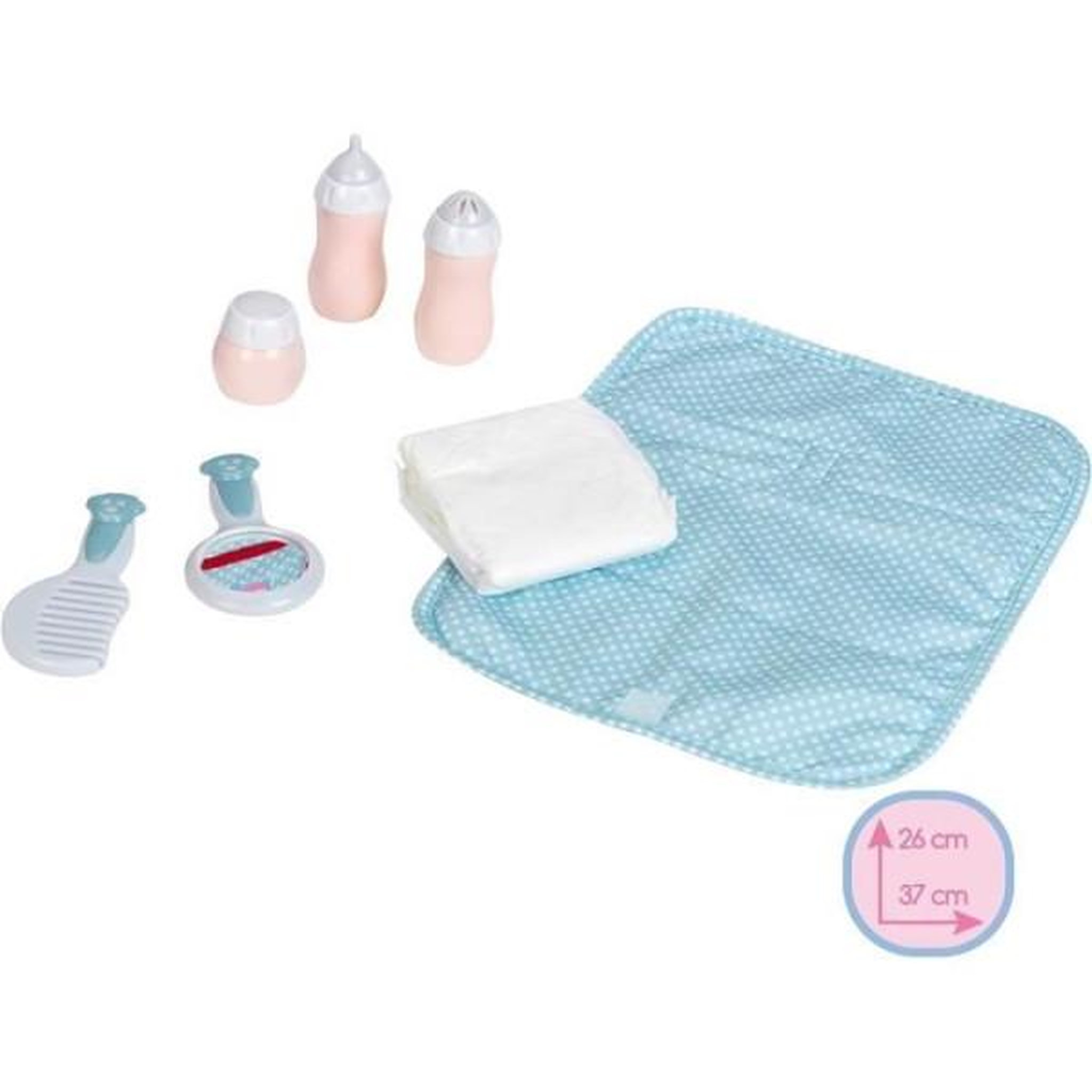 Voir la diapositive 3 : Klein Sac a langer pour poupons Princess Coralie - KLEIN - 7 accessoires de puériculture inclus