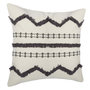 Voir la diapositive 1 : ATMOSPHERA Housse de Coussin Tuftée  Etnik II  40x40cm Gris