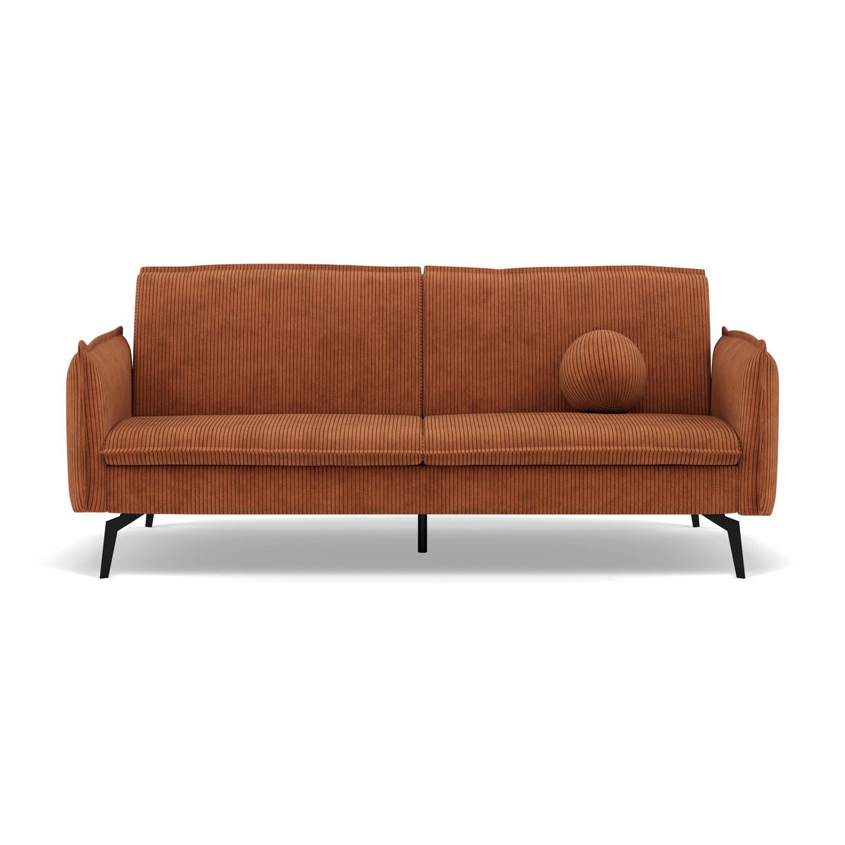 BEST MOBILIER Lexie - canapé convertible clic-clac 2 places en velours côtelé