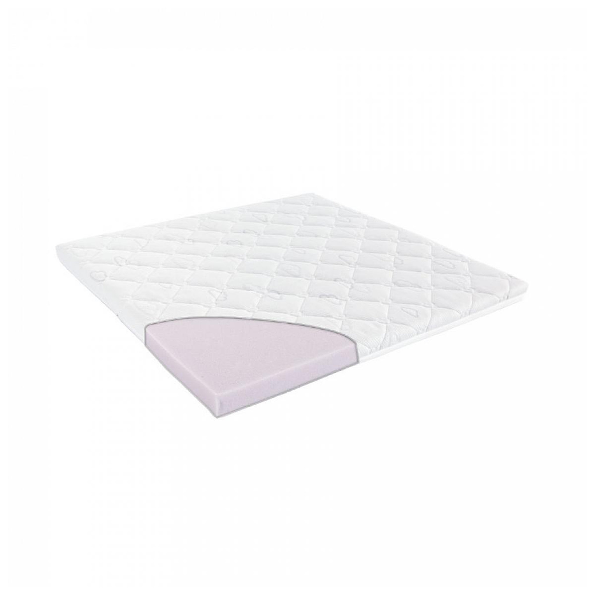 Voir la diapositive 1 : TISSI Matelas de parc bébé Moritz 85x89 cm