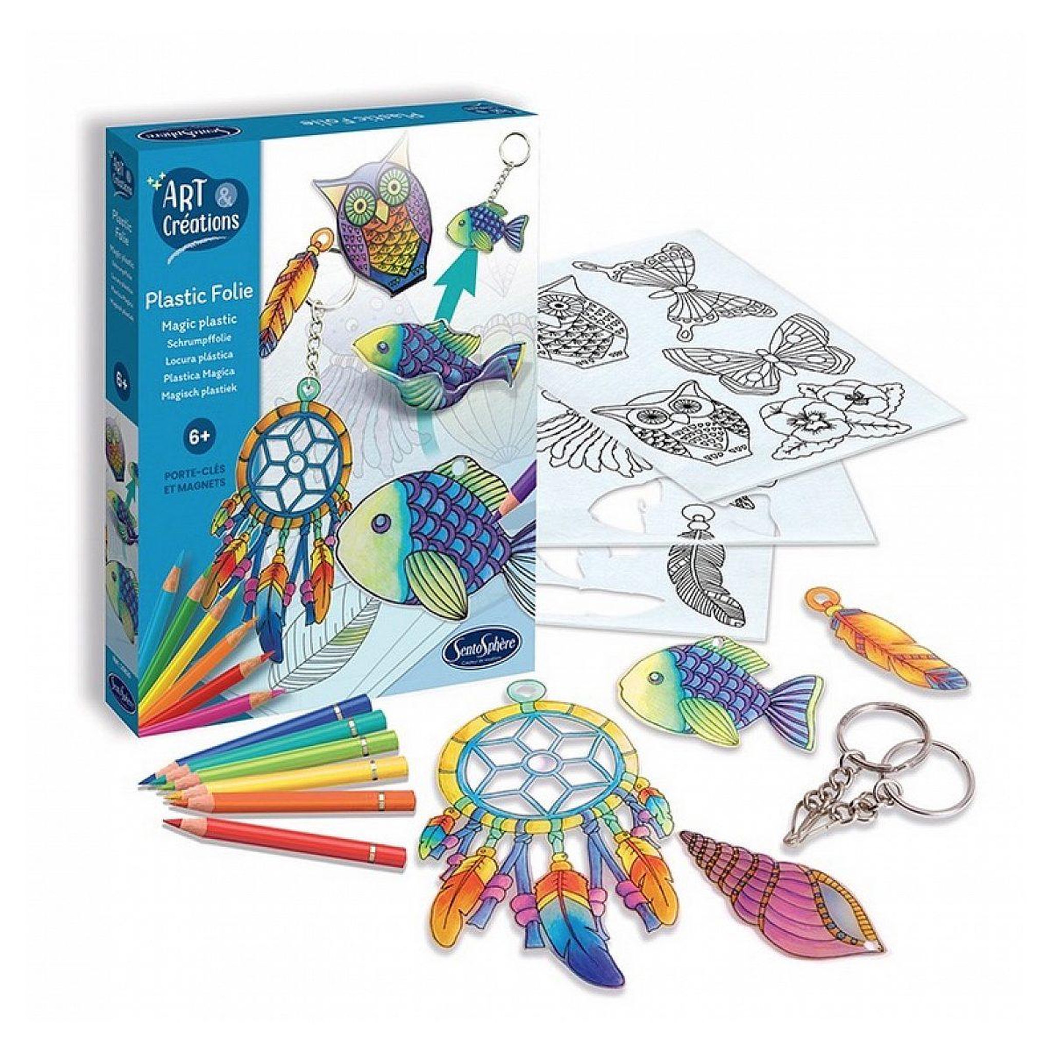 Voir la diapositive 2 : Sentosphere Plastic folie - art et creations