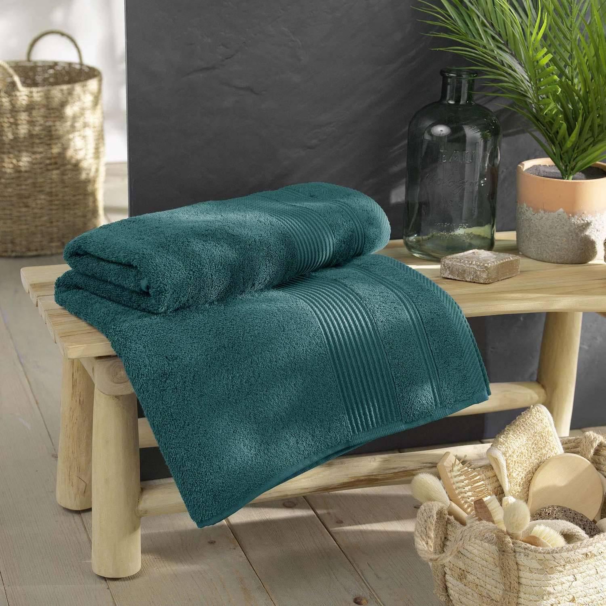 Voir la diapositive 3 : Douceur d'Intérieur Drap de bain DAYTA - Eponge unie