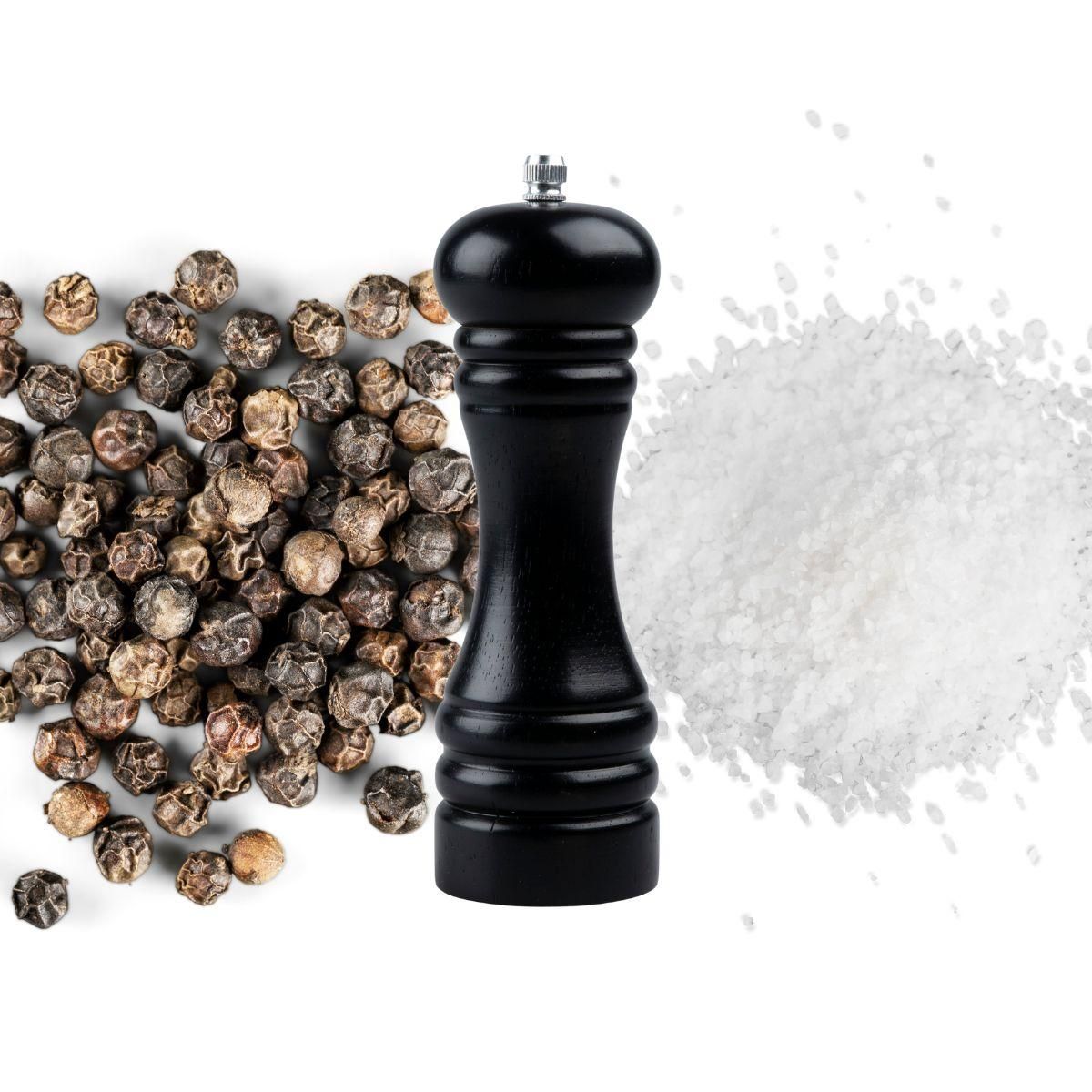 FM PROFESSIONAL Ensemble de 2 Moulins à poivre manuel noir 18 cm FM Professional Divers