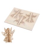 Paris Prix Puzzle 3D à Personnaliser  Ange de Noël  9cm Naturel