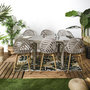 Voir la diapositive 6 : The Home Deco Factory Table de jardin extensible HARIA - Beige