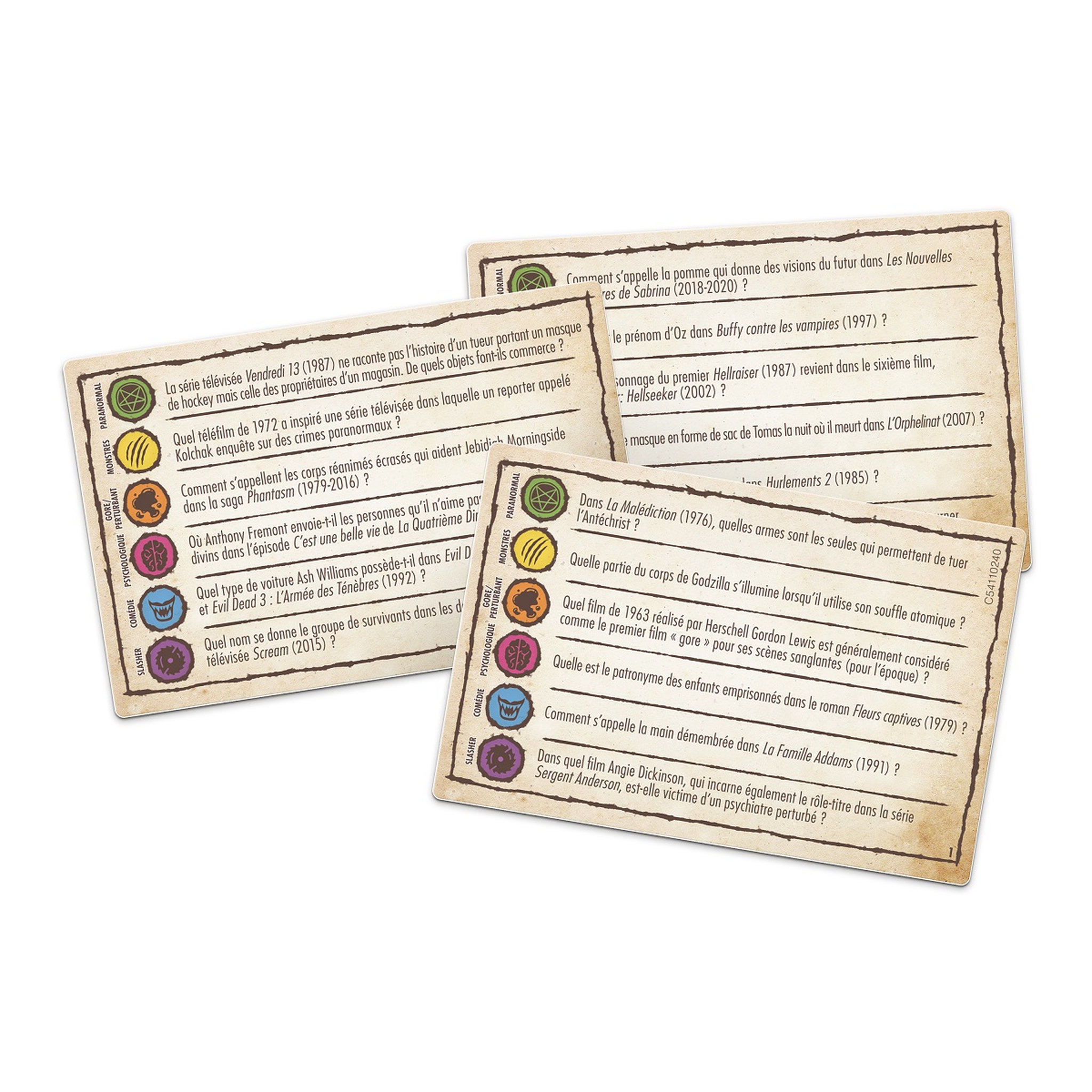 Voir la diapositive 4 :  WINNING MOVES Trivial Pursuit - Horreur