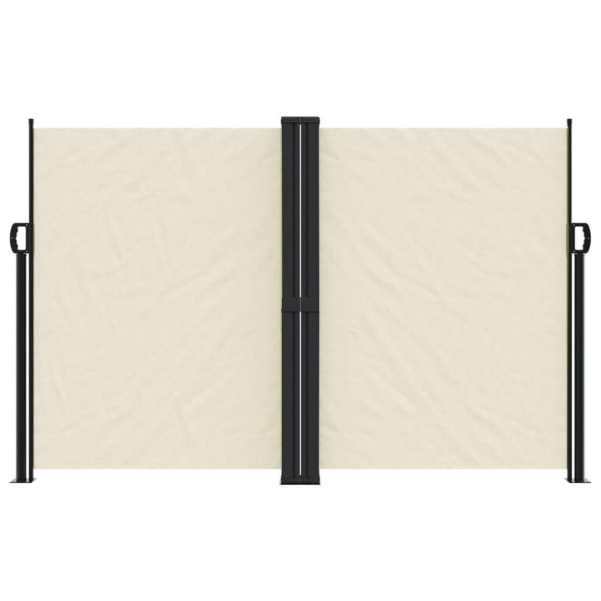 VIDAXL Auvent lateral retractable creme 160x600 cm