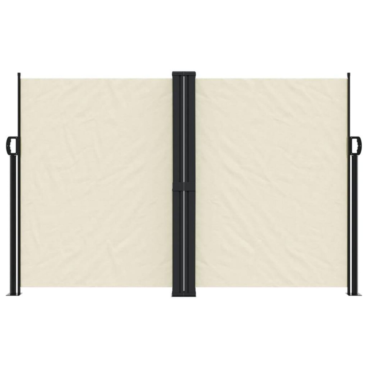 VIDAXL Auvent lateral retractable creme 160x600 cm