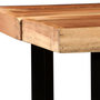 Voir la diapositive 4 : VIDAXL Table de bar Bois massif d'Acacia 150x70x107 cm