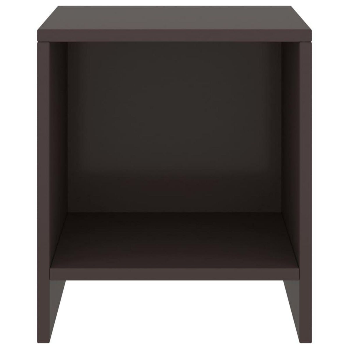 VIDAXL Tables de chevet 2 pcs Marron fonce 35x30x40 cm Bois de pin