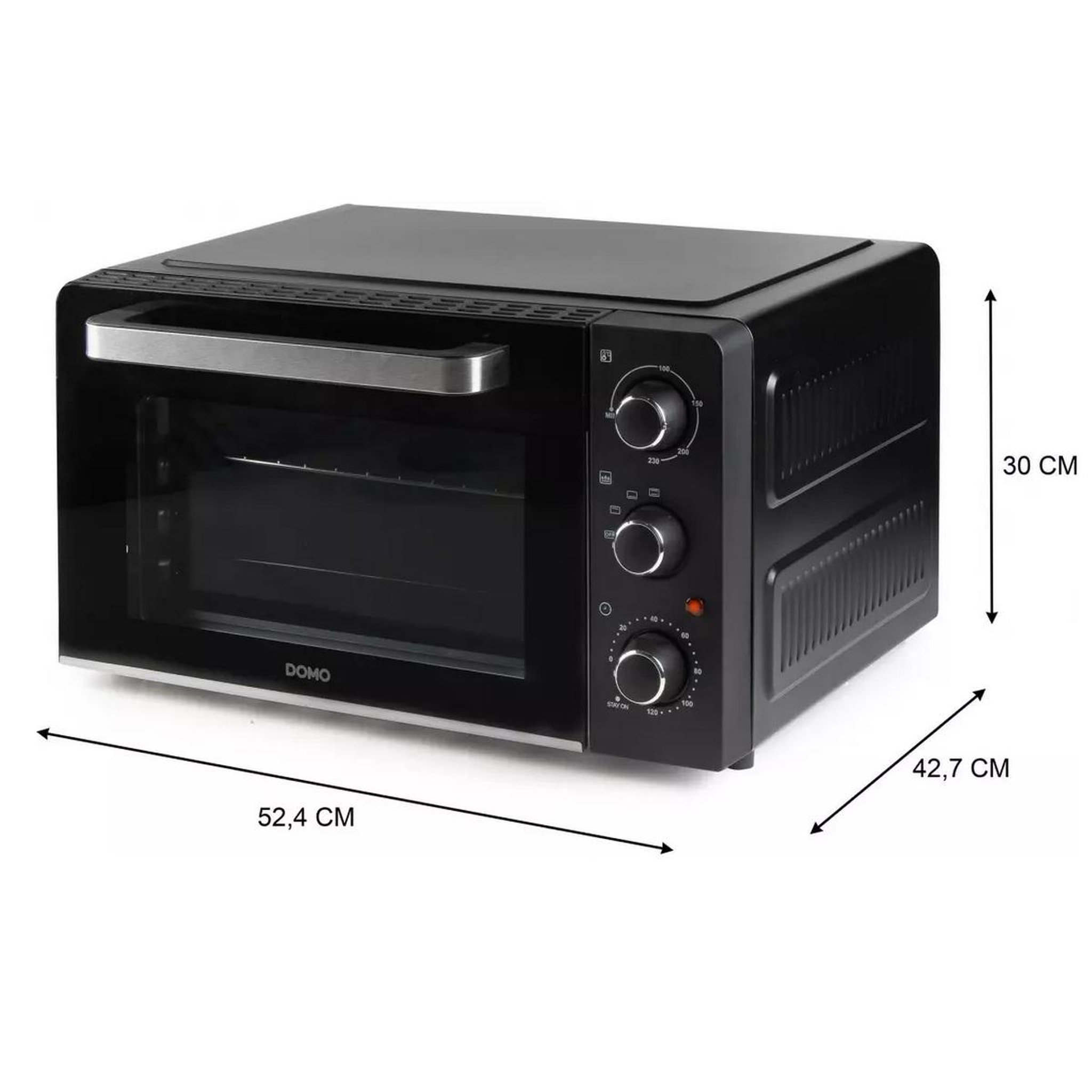 Voir la diapositive 4 : Domo Four posable 28l 1500w noir - DO1107GO