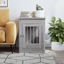 Voir la diapositive 3 : VIDAXL Meuble de cage pour chiens sonoma gris 55x80x68 cm