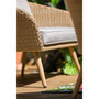 Voir la diapositive 2 : JARDILINE Salon bas de jardin - 4 places - Résine - Beige - KOH TAO