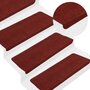 Voir la diapositive 5 : VIDAXL Tapis d'escalier auto-adhesifs 30 pcs rouge 65x24,5x3,5 cm
