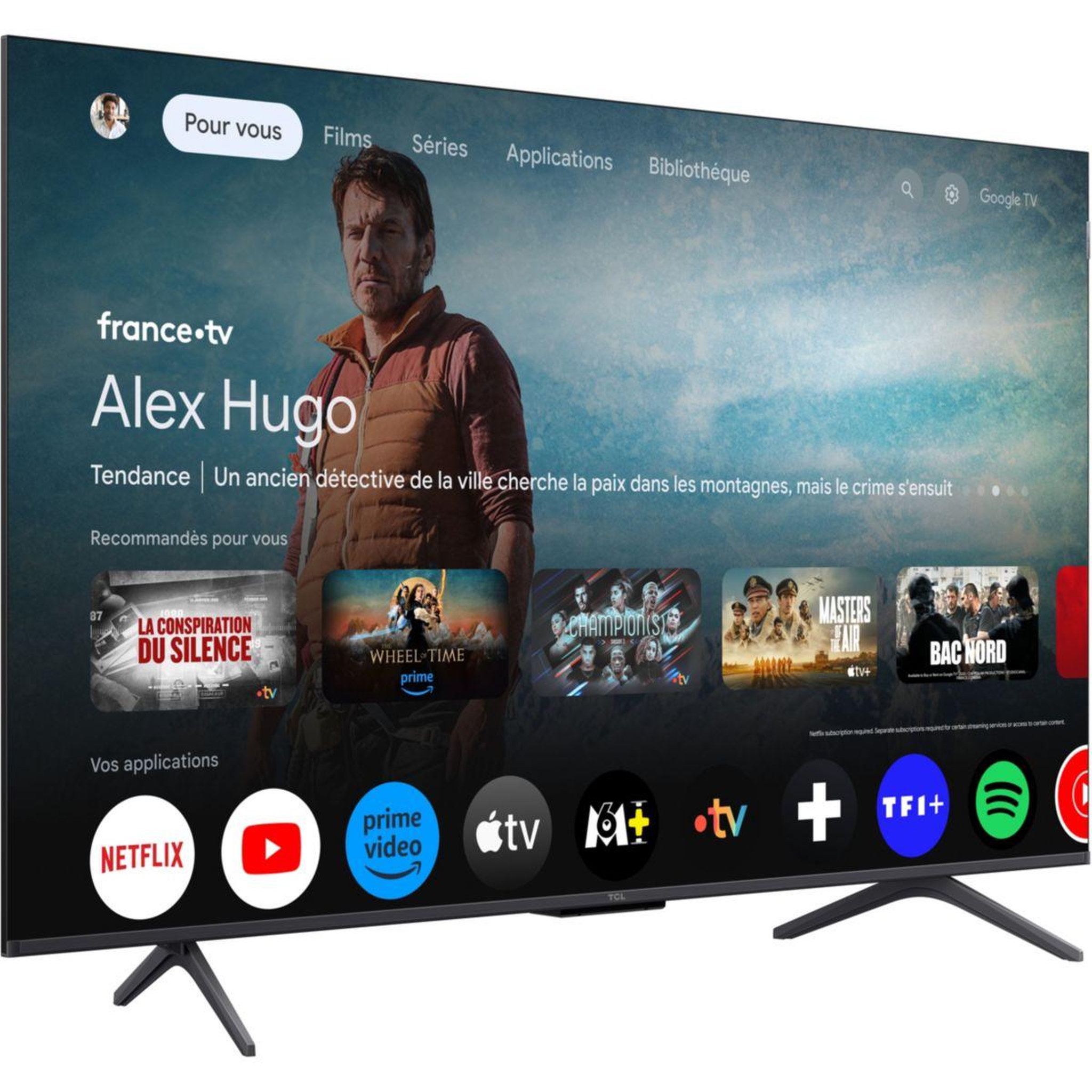 Voir la diapositive 3 : TCL Tv mini led 50c69k (2026) 50  (126 cm)