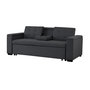 Voir la diapositive 6 : CONCEPT USINE Canapé convertible 3 places en tissu gris foncé NOHO