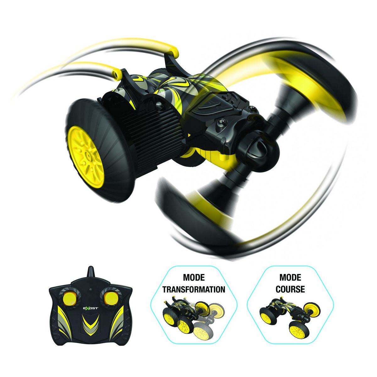 SILVERLIT Voiture radiocommandée Xtrem twist 1/18e