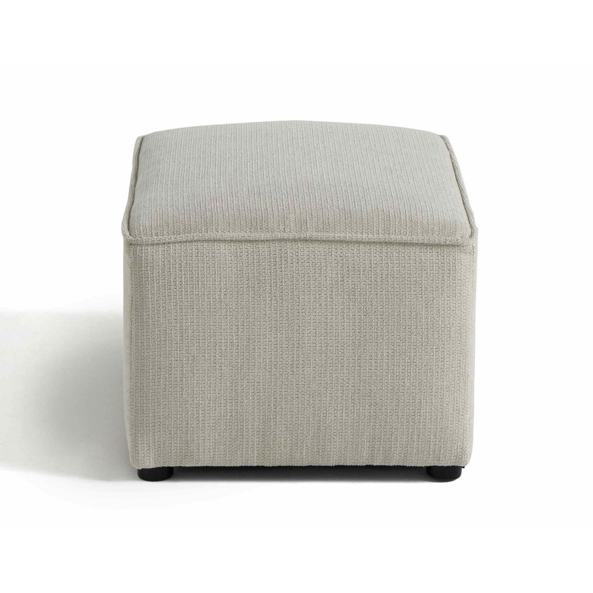 BEST MOBILIER Canopy - pouf - en tissu texturé