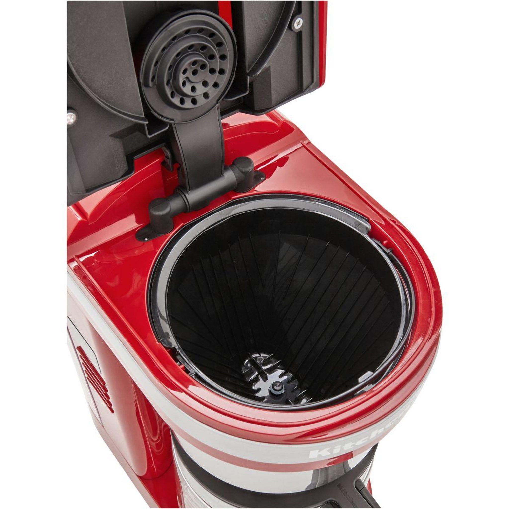 Voir la diapositive 4 : KitchenAid Cafetière filtre 5kcm1209eer rouge empire